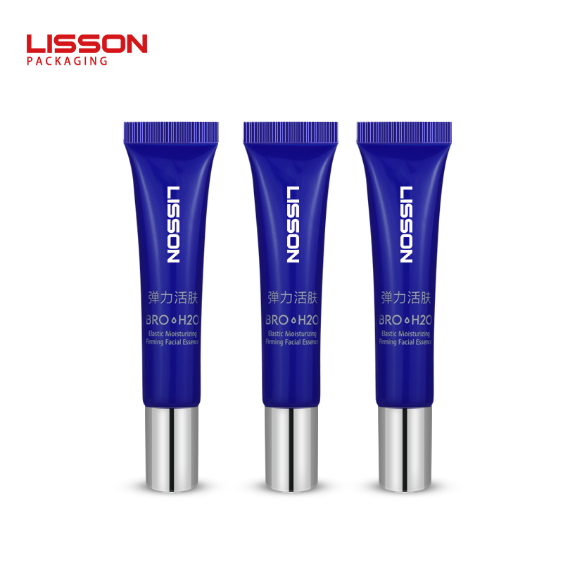Blue small capacity cosmetic tube packaging