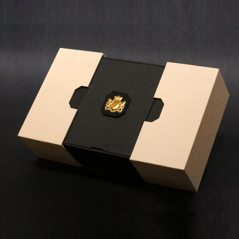 OEM ODM Recyclable luxury customizable logo wooden plastic boxes for perfume bottle packaging 