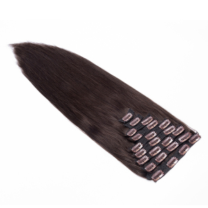 Lace clip in hair extension 