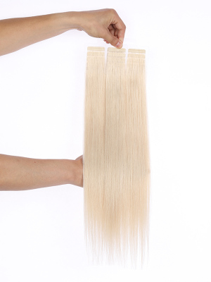 European hair virgin hair tape in hair extensions double drawn 
