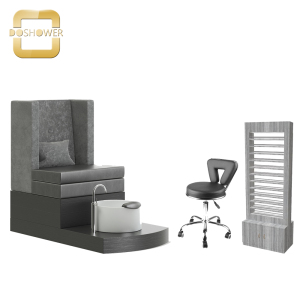 Doshower DS-W2052 spa equipment pedicur chair with nail gel tables designs of luxury salon furniture