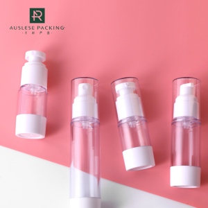 New product cosmetic packaging airless bottle beauty plastic containers 