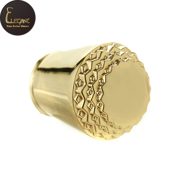 High Grade Antique Style Gold Luxury Metal Zinc Alloy Perfume Bottle Cap