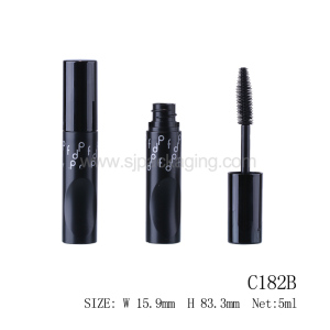 Best Price Black Wholesale Cosmetic Packaging Empty Slim Clear Mascara Container Plastic Mascara Tube