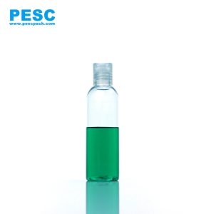 Fast delivery 100ml plastic bottle with disc cap of 20mm neck size 