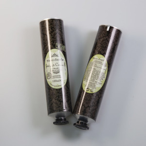 100% recyclable Aluminum cosmetic tube