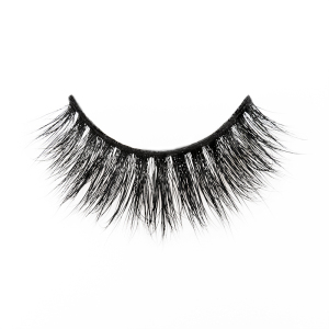Factory Price 3D Mink Black Cotton Band Eyelashes Wear Comfortablely Customize Package 
