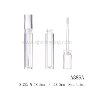 Wholesale 4.2ml Unique Plastic Clear Lip Gloss Tube Container Empty Lipstick Tube Packaging