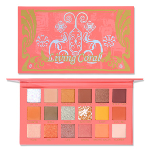 18 Colors  Living Coral Eyeshadow Palette