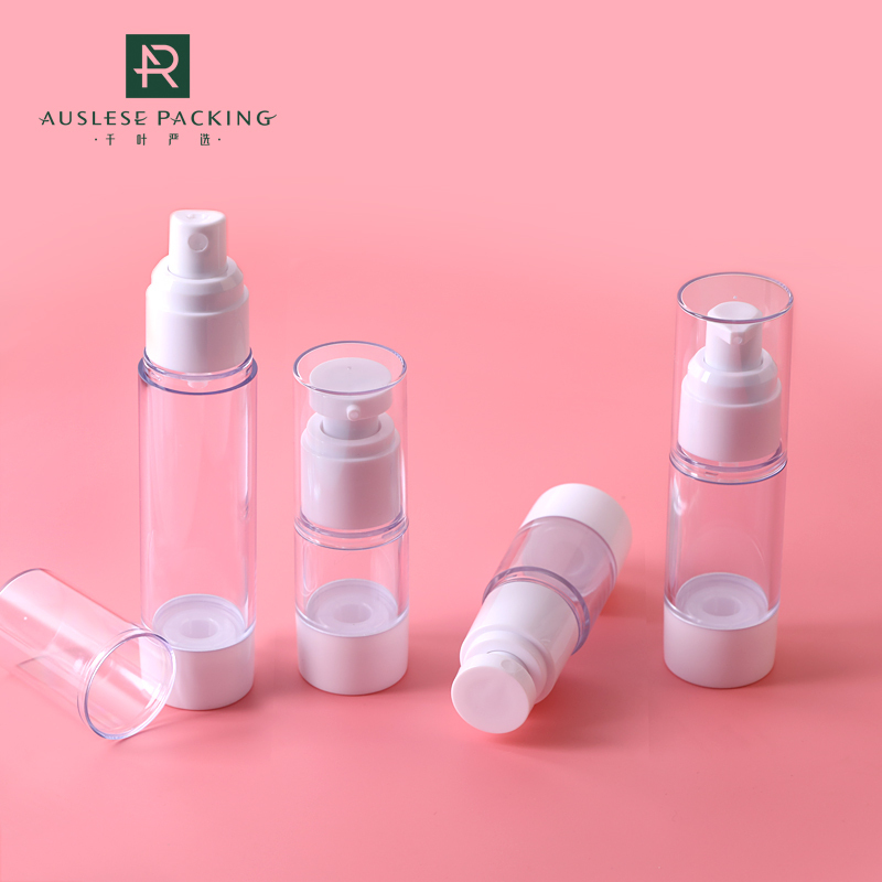 New product cosmetic packaging airless bottle beauty plastic containers 