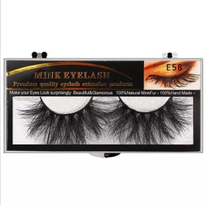 2020 Hot Sale 100% Real Mink Fur False Eyelashes Handicraft 3D Mink Eyelashes 