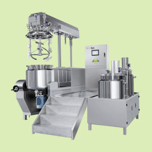 Hydraulic type vacuum emulsifying Mixer machine