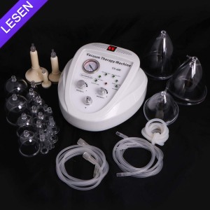 Women Breast Enlargement Lymph Drainage Vacuum Suction Cups ShapeTherapy Machine