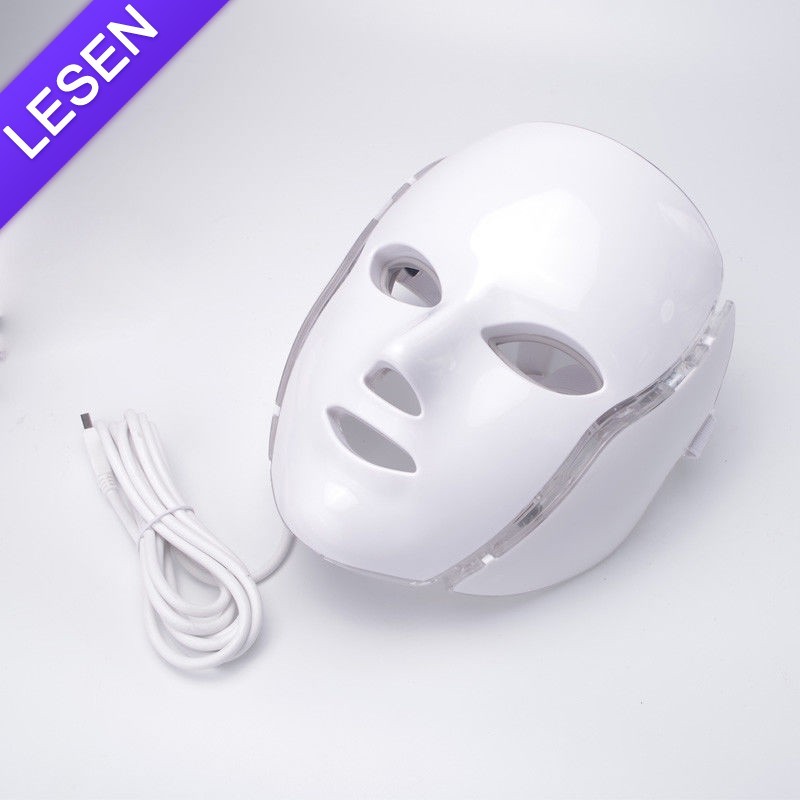 Pdt 7 Color Lights Led Facial Mask Photon Therapy Mask For Face And Neck Treatment