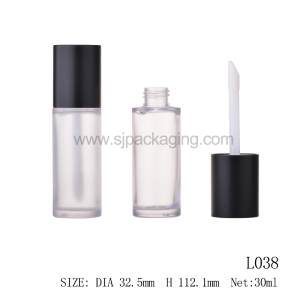 High Quality Empty Lip Gloss Containers With Big Applicator Custom Cosmetic Liquid Foundation Container