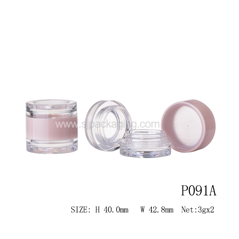 China Factory Wholesale Double Layer Lip Mask Jar Cream Bottle Eyeliner Bottle Blush Box Brow Powder Case