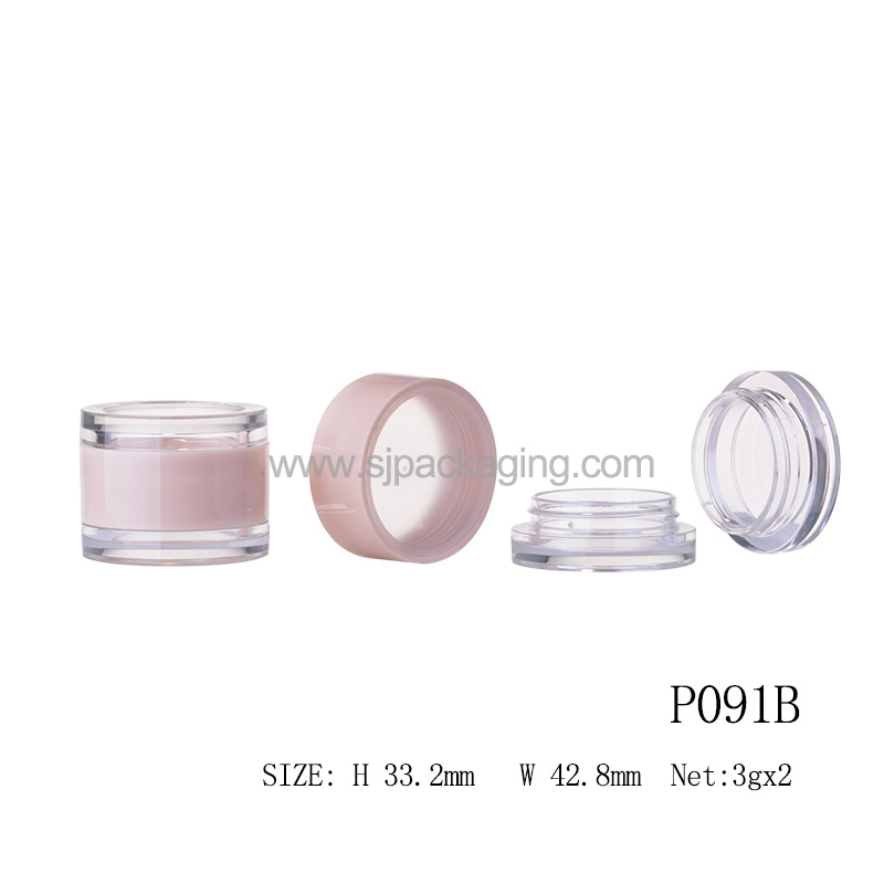 China Factory Wholesale Double Layer Lip Mask Jar Cream Bottle Eyeliner Bottle Blush Box Brow Powder Case