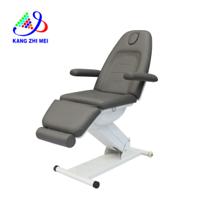 Kangmei Adjustable Therapy Spa Salon Cosmetic 3 Electric Motors Beauty Massage Table Treatment Bed Podiatry Tattoo Facial Chair