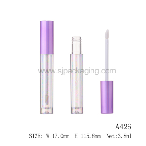 Unique Design Cosmetic Lip Gloss Bottle White Lip Gloss Tube Plastic Lipgloss Container Liquid Lipstick Makeup Packaging