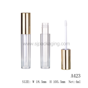 Custom Private Label Bulk Empty Transparent Cosmetic Packaing Lip gloss Containers Wand Tubes