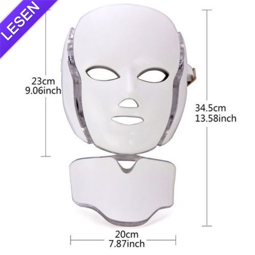 Pdt 7 Color Lights Led Facial Mask Photon Therapy Mask For Face And Neck Treatment