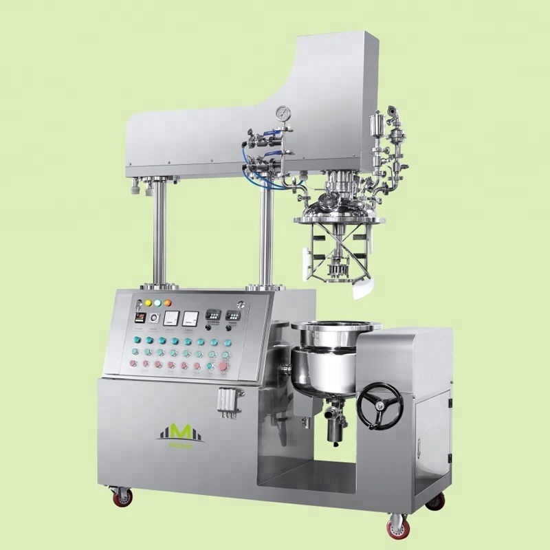 Hydraulic type vacuum emulsifying Mixer machine