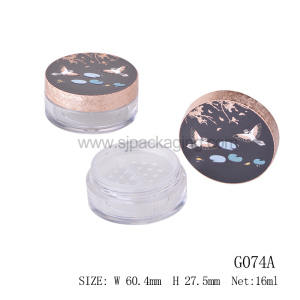 3D Printing Empty Make Up Loose Powder Case With Sifter Facial Powder Packaging Box