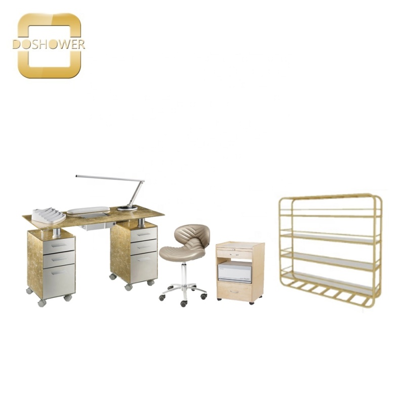 DS-W2052spa equipment pedicur chair with nail gel tables designs of luxury salon furniture