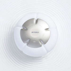 AMIRO cotton sonic facial cleansing brush gentle cleanser with wireless charger