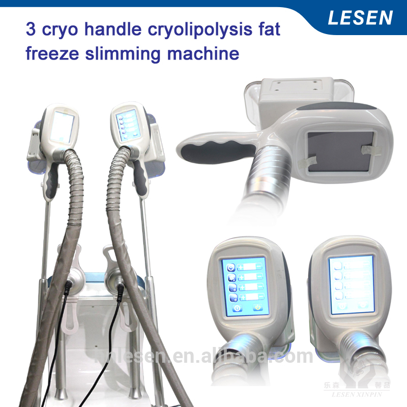 3 Handles Fat Freezing Cryo Slimming Machine For Factory Price 