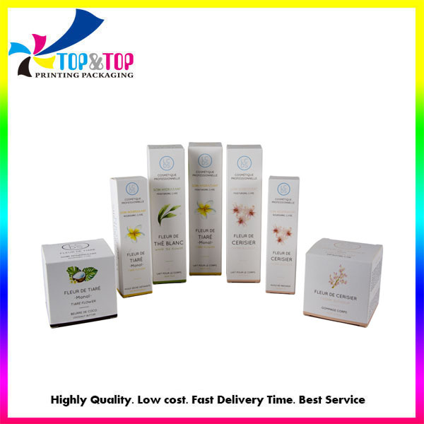 Custom Cheap Soft Paper Card Lotion Packaging Boxes