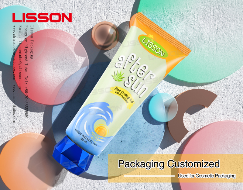 120ml Cosmetic Sunscreen cream tube