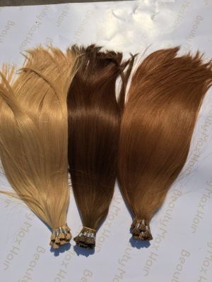 Brazilian hair extionsions 100% human extionsions high quality virgin i-tip hair extionsions