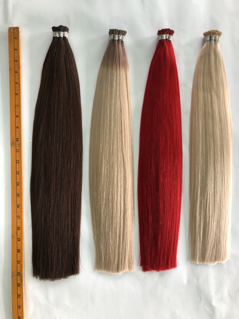 Hair Itip Hair Tip Stick Extension Customized Nano Bead Hair 1g/pc Stick Tip Itip Indian Remi Hair Extensions