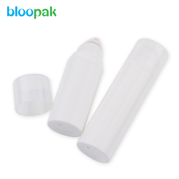 pp plastic 15ml 30ml 50ml airless lotion pump bottle