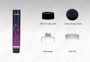 D22mm Purple Squeeze Tubes for Cosmetics Plastic Lotion Tubes