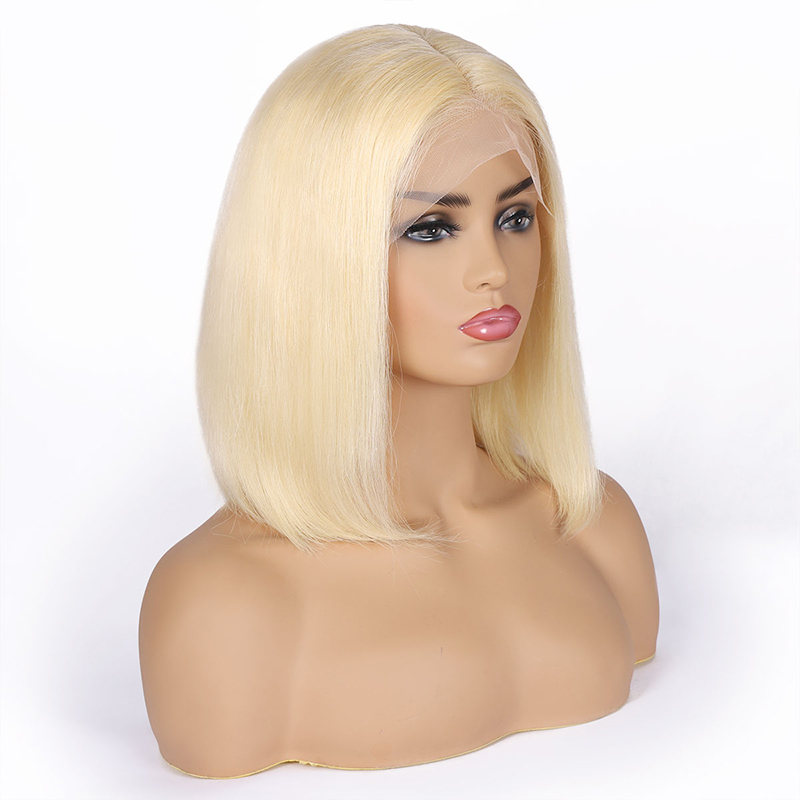 Vast 613 Full Lace Wig Human Hair 613 Bob Wigs Blonde Full Lace Human Hair Wig 