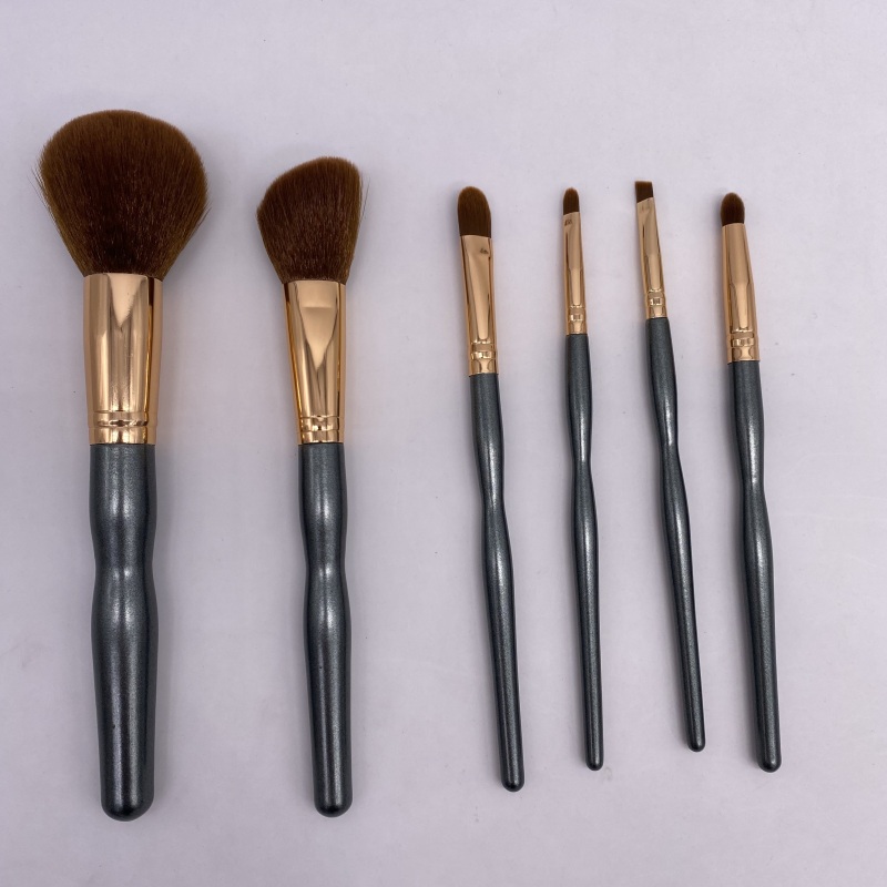 Hot 6pcs makeup brush concealer high-density brush pearl handle