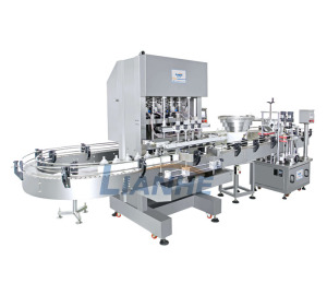 Automatic 6 Heads Servo Piston Filling Capping Labeling Machine for Sale 