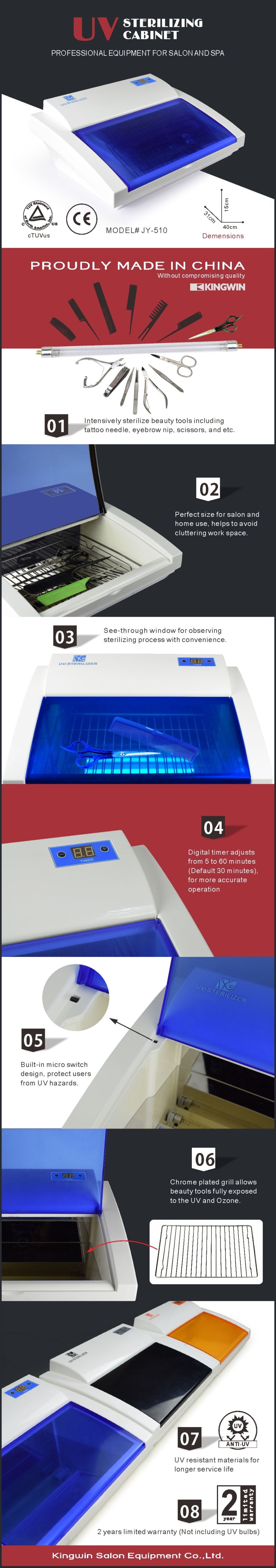 UV Sterilizing Cabinet 