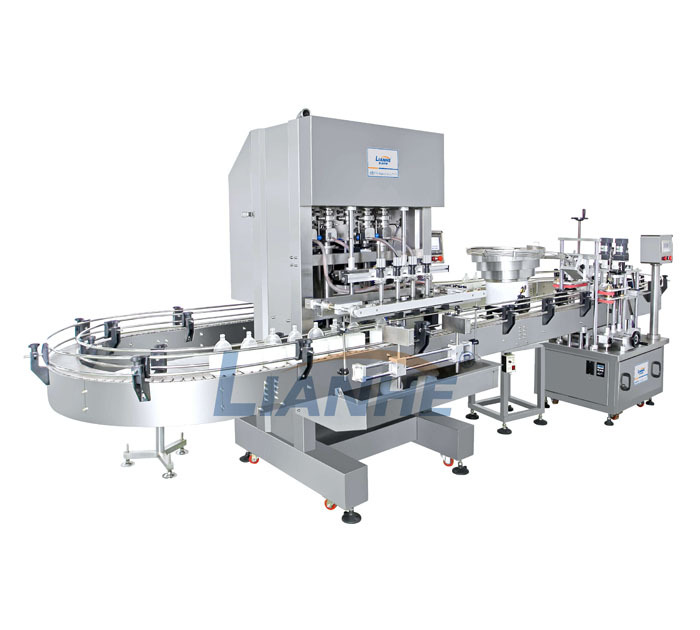 Automatic Liquid Filling Machine, Bottle Filling Capping and Labeling Machine 