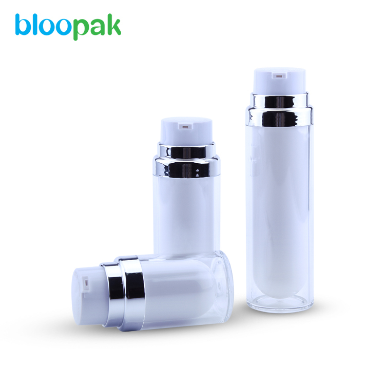 plastic bottle wholesale 15ml airless pump bottle 30ml 50ml cosmetic packaging for lotion bottle