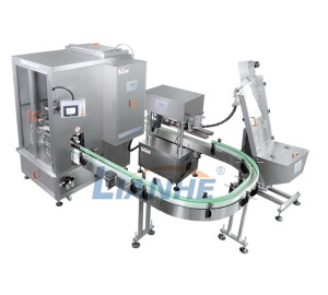 Automatic Liquid Filling Machine, Bottle Filling Capping and Labeling Machine 
