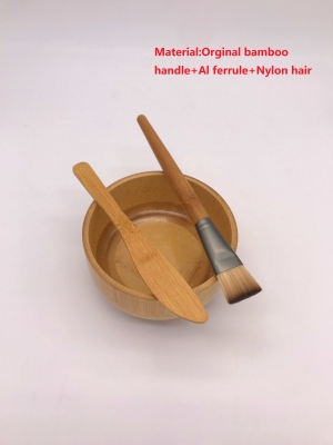 Nylon hair facial mask brush for daily liquid facial mask