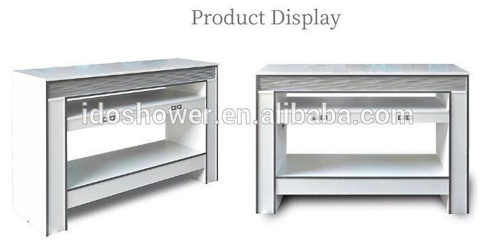 high quality nail dryer table with wooden dryer table station beauty salon furniture 