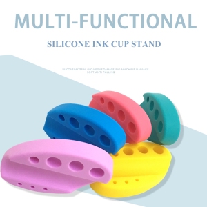 Microblading Tool Multifunctional Soft Silicone Ink Cup Stand