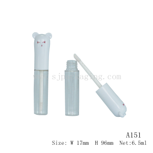 Plastic Empty Wholesale Lip Gloss Tube With Brush