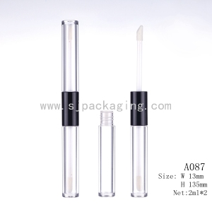 Cosmetic Packaging Round Lip Gloss Tube Container
