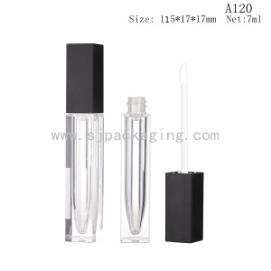 Wholesale Custom Logo Empty Lip Gloss Tube With Brush For Liquid Cosmetics