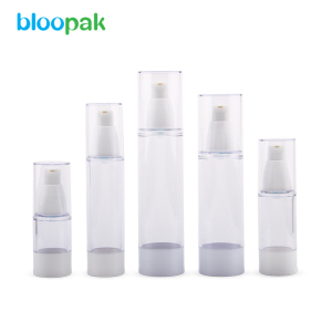 White AS Plastic Cosmetic Vacuum Airless Pump Bottle 